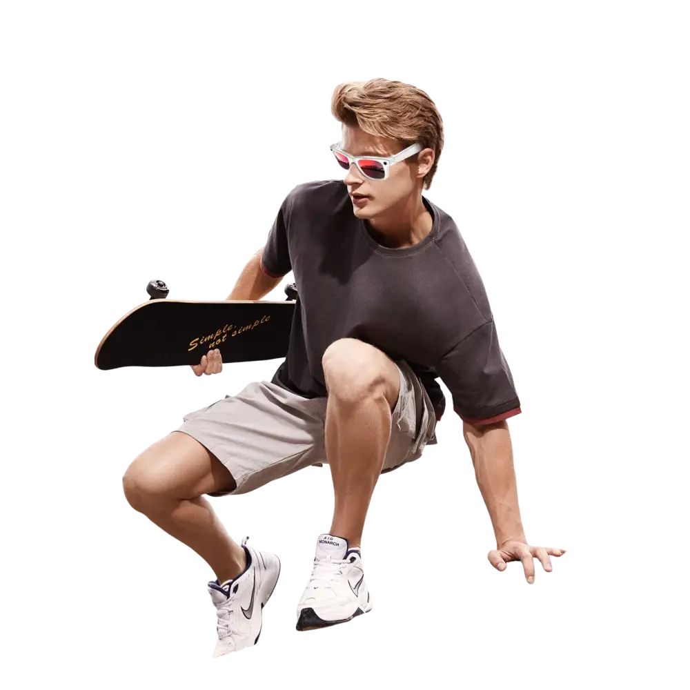 Nouveau 800W caméra AI lunettes hommes changement de couleur lunettes de traduction intelligentes Photo enregistrement