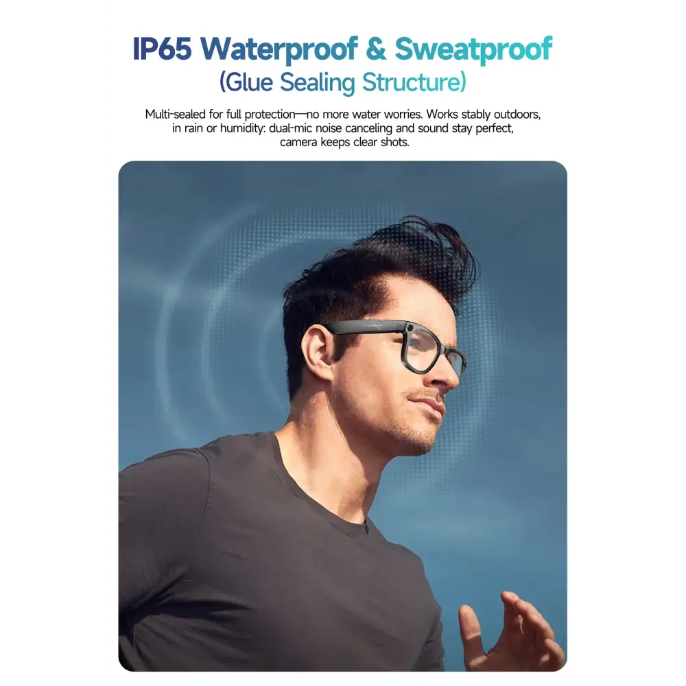 Nouveau 800W caméra AI lunettes hommes changement de couleur lunettes de traduction intelligentes Photo enregistrement