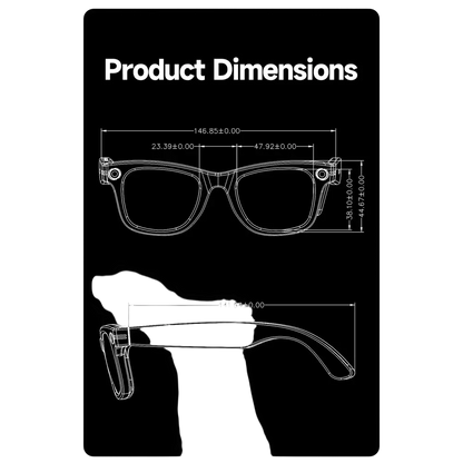 Nouveau 800W caméra AI lunettes hommes changement de couleur lunettes de traduction intelligentes Photo enregistrement
