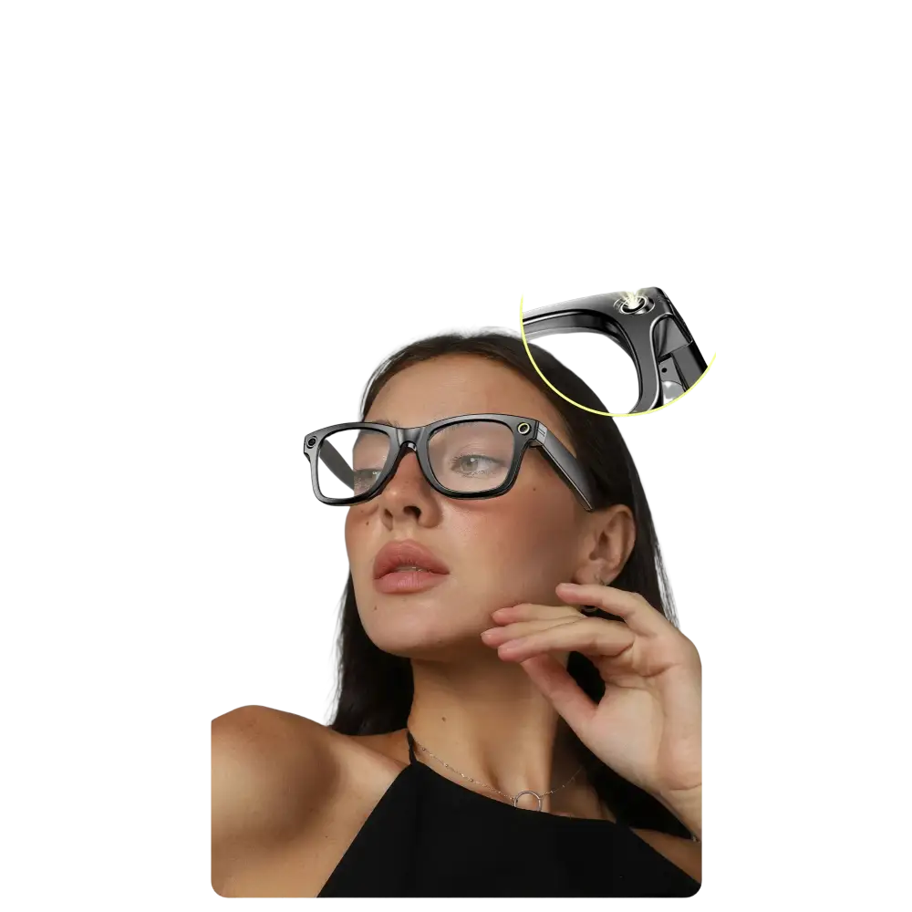 Nouveau 800W caméra AI lunettes hommes changement de couleur lunettes de traduction intelligentes Photo enregistrement