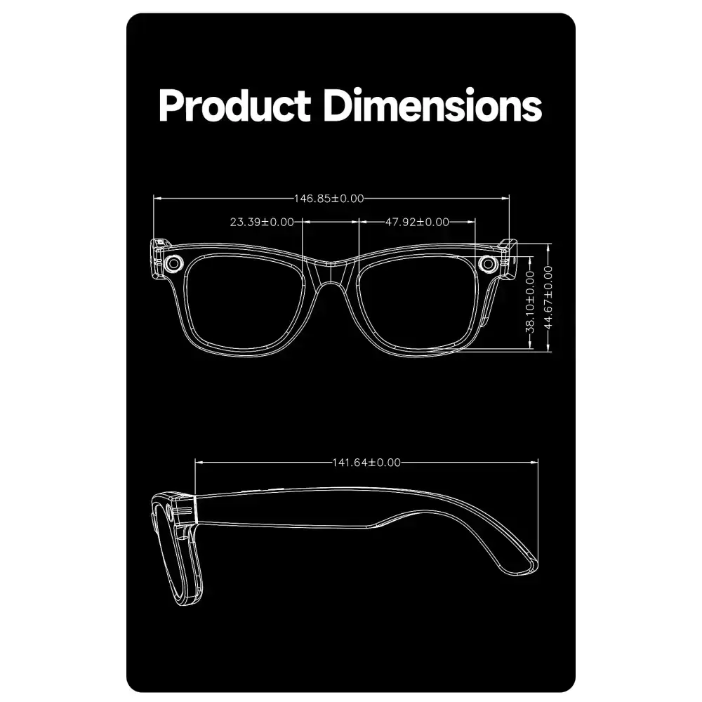 Nouveau 800W caméra AI lunettes hommes changement de couleur lunettes de traduction intelligentes Photo enregistrement