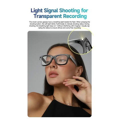 Nouveau 800W caméra AI lunettes hommes changement de couleur lunettes de traduction intelligentes Photo enregistrement