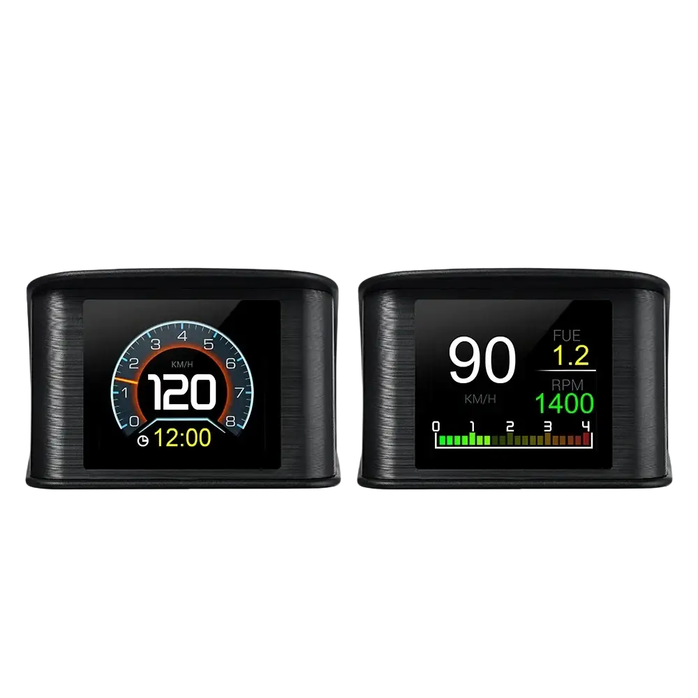P10 affichage tête haute P10-Pro OBD compteur de vitesse numérique intelligent alarme de survitesse tachymètre tension