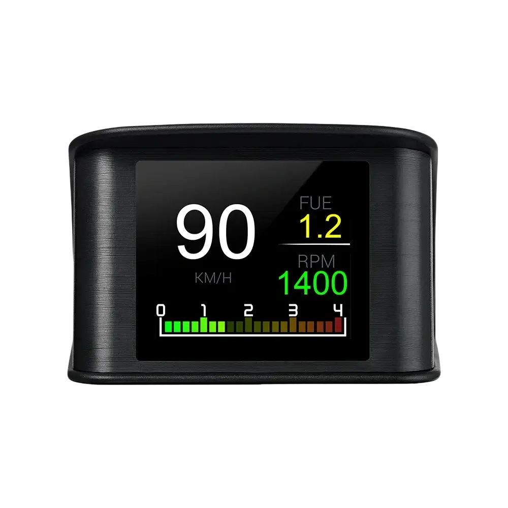 P10 affichage tête haute P10-Pro OBD compteur de vitesse numérique intelligent alarme de survitesse tachymètre tension