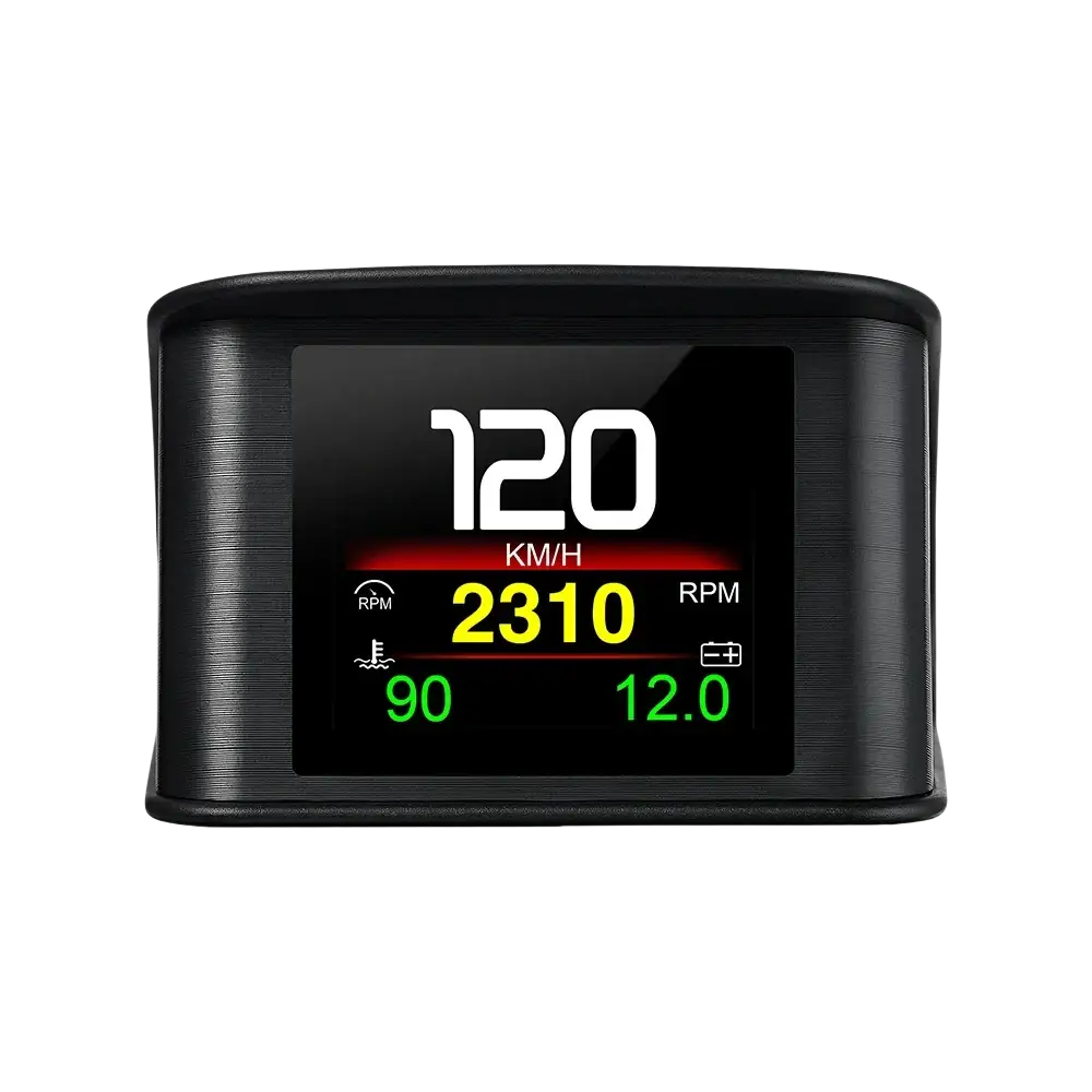 P10 affichage tête haute P10-Pro OBD compteur de vitesse numérique intelligent alarme de survitesse tachymètre tension