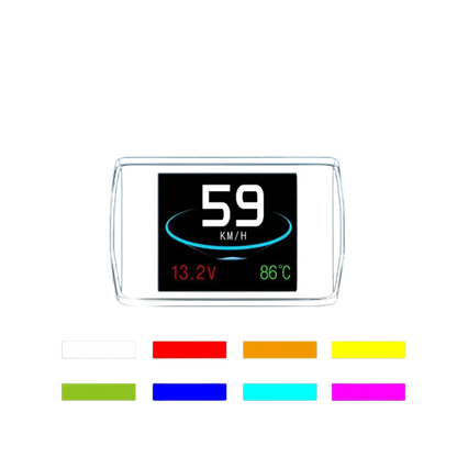 P10 affichage tête haute P10-Pro OBD compteur de vitesse numérique intelligent alarme de survitesse tachymètre tension