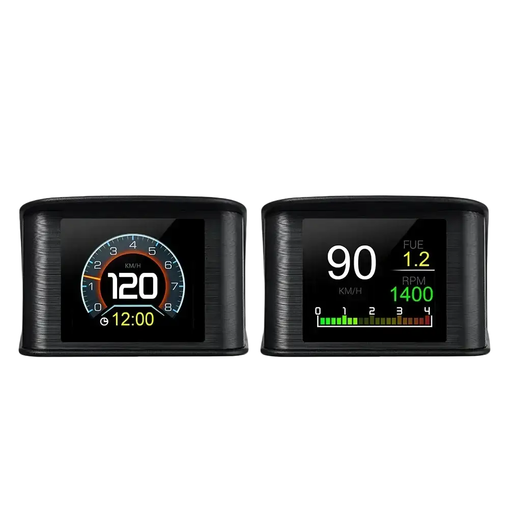 P10 affichage tête haute P10-Pro OBD compteur de vitesse numérique intelligent alarme de survitesse tachymètre tension