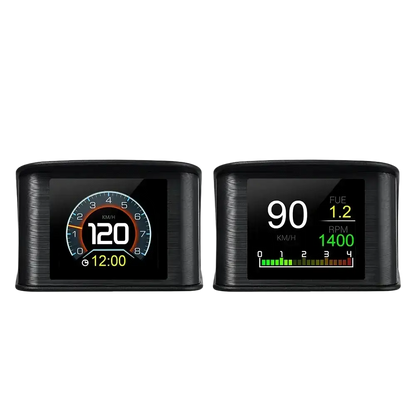 P10 affichage tête haute P10-Pro OBD compteur de vitesse numérique intelligent alarme de survitesse tachymètre tension