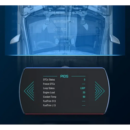 P12 voiture OBD2 affichage tête haute double système pour HUD OBD jauge de voiture compteur numérique intelligent