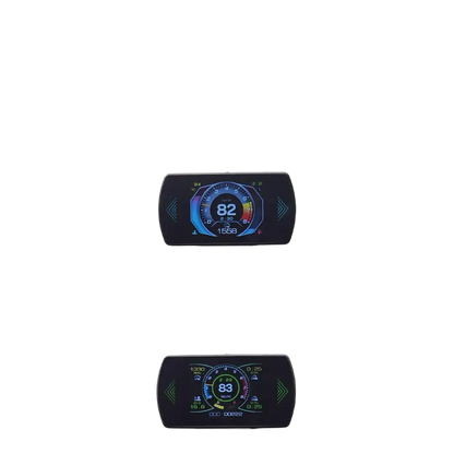 P12 voiture OBD2 affichage tête haute double système pour HUD OBD jauge de voiture compteur numérique intelligent