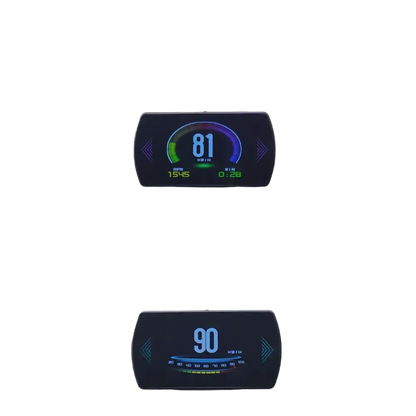 P12 voiture OBD2 affichage tête haute double système pour HUD OBD jauge de voiture compteur numérique intelligent