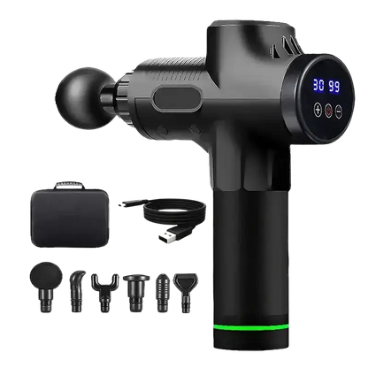 Pistolet de Massage Portable à vibrations pour Fascia pour le corps le cou le dos Relaxation musculaire profonde