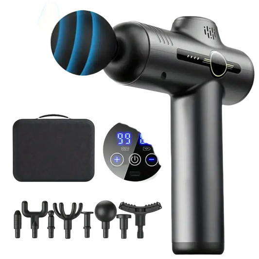 Pistolet de Massage Portable à vibrations pour Fascia pour le corps le cou le dos Relaxation musculaire profonde