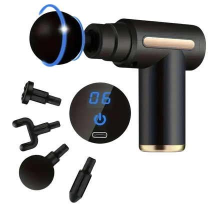 Pistolet de Massage Portable à vibrations pour Fascia pour le corps le cou le dos Relaxation musculaire profonde