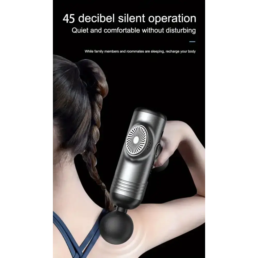 Pistolet de Massage Portable à vibrations pour Fascia pour le corps le cou le dos Relaxation musculaire profonde