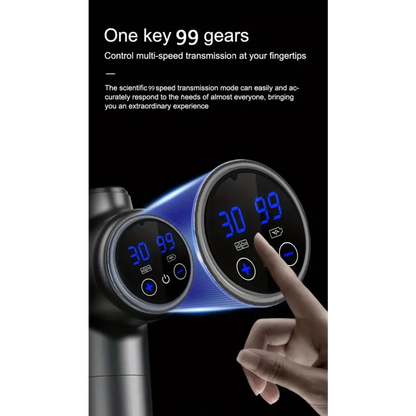 Pistolet de Massage Portable à vibrations pour Fascia pour le corps le cou le dos Relaxation musculaire profonde