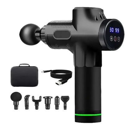 Pistolet de Massage Portable à vibrations pour Fascia pour le corps le cou le dos Relaxation musculaire profonde