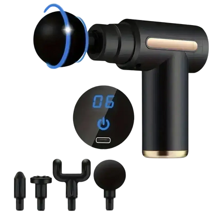 Pistolet de Massage Portable à vibrations pour Fascia pour le corps le cou le dos Relaxation musculaire profonde