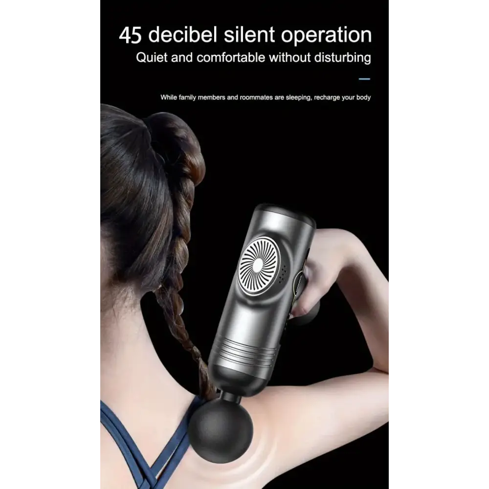 Pistolet de Massage Portable à vibrations pour Fascia pour le corps le cou le dos Relaxation musculaire profonde