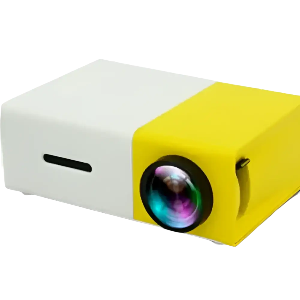 Portable Projector 3D Hd Led Home Theater Cinema HDMI-compatible Usb Audio Projector Yg300 Mini Projector - US with 84