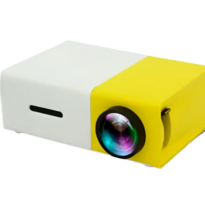 Portable Projector 3D Hd Led Home Theater Cinema HDMI-compatible Usb Audio Projector Yg300 Mini Projector - US with 84