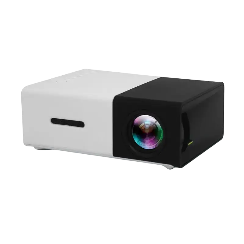 Portable Projector 3D Hd Led Home Theater Cinema HDMI-compatible Usb Audio Projector Yg300 Mini Projector - video