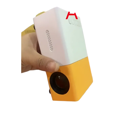 Portable Projector 3D Hd Led Home Theater Cinema HDMI-compatible Usb Audio Projector Yg300 Mini Projector - AU - video