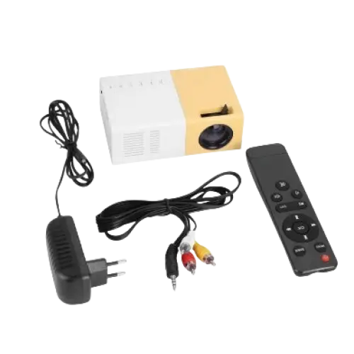 Portable Projector 3D Hd Led Home Theater Cinema HDMI-compatible Usb Audio Projector Yg300 Mini Projector - video