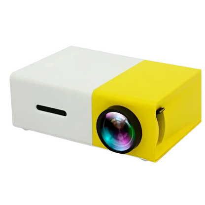 Portable Projector 3D Hd Led Home Theater Cinema HDMI-compatible Usb Audio Projector Yg300 Mini Projector - EU with 120