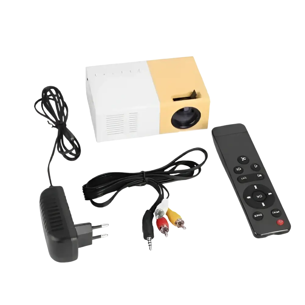 Portable Projector 3D Hd Led Home Theater Cinema HDMI-compatible Usb Audio Projector Yg300 Mini Projector - video