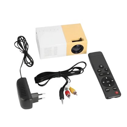 Portable Projector 3D Hd Led Home Theater Cinema HDMI-compatible Usb Audio Projector Yg300 Mini Projector - video