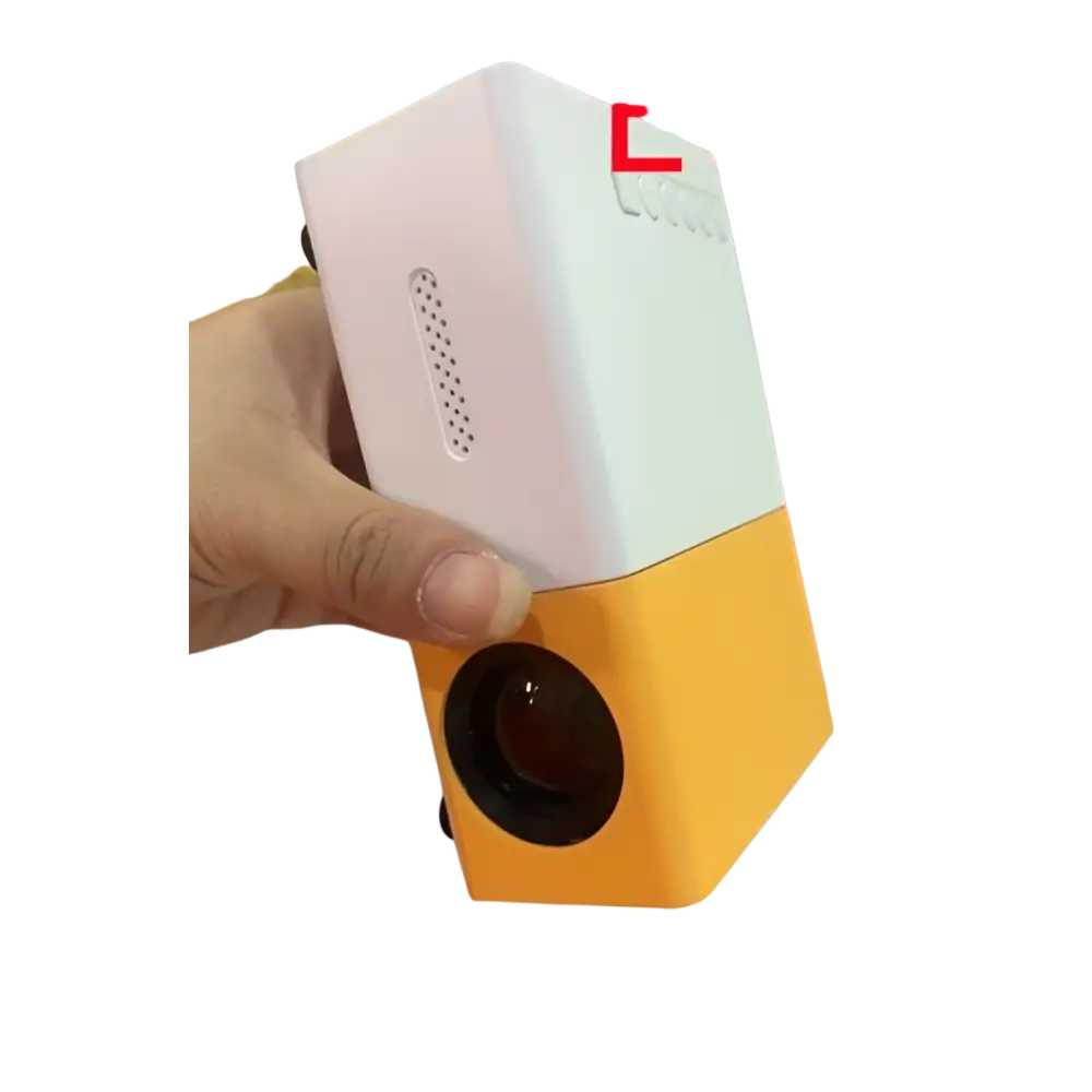 Portable Projector 3D Hd Led Home Theater Cinema HDMI-compatible Usb Audio Projector Yg300 Mini Projector - EU - video