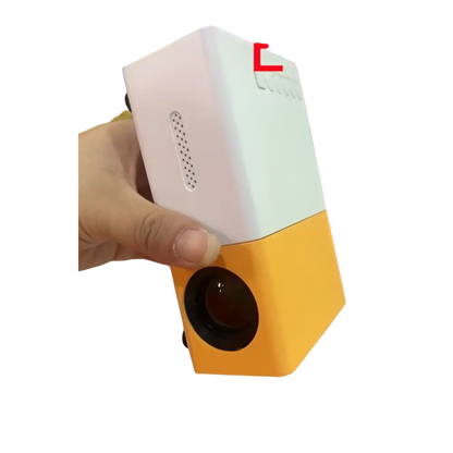 Portable Projector 3D Hd Led Home Theater Cinema HDMI-compatible Usb Audio Projector Yg300 Mini Projector - EU - video