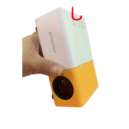 Portable Projector 3D Hd Led Home Theater Cinema HDMI-compatible Usb Audio Projector Yg300 Mini Projector - UK - video