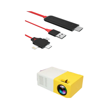 Portable Projector 3D Hd Led Home Theater Cinema HDMI-compatible Usb Audio Projector Yg300 Mini Projector - video