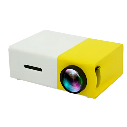 Portable Projector 3D Hd Led Home Theater Cinema HDMI-compatible Usb Audio Projector Yg300 Mini Projector - EU with 100