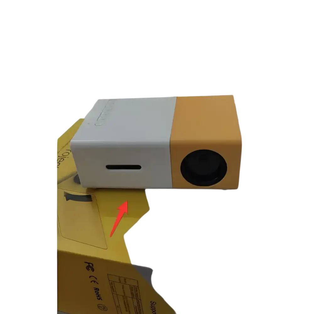 Portable Projector 3D Hd Led Home Theater Cinema HDMI-compatible Usb Audio Projector Yg300 Mini Projector - video