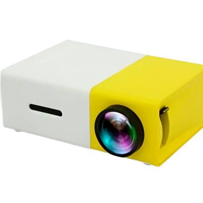 Portable Projector 3D Hd Led Home Theater Cinema HDMI-compatible Usb Audio Projector Yg300 Mini Projector - US with 84