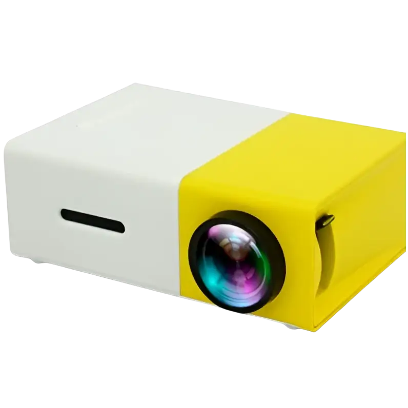 Portable Projector 3D Hd Led Home Theater Cinema HDMI-compatible Usb Audio Projector Yg300 Mini Projector - UK with 84