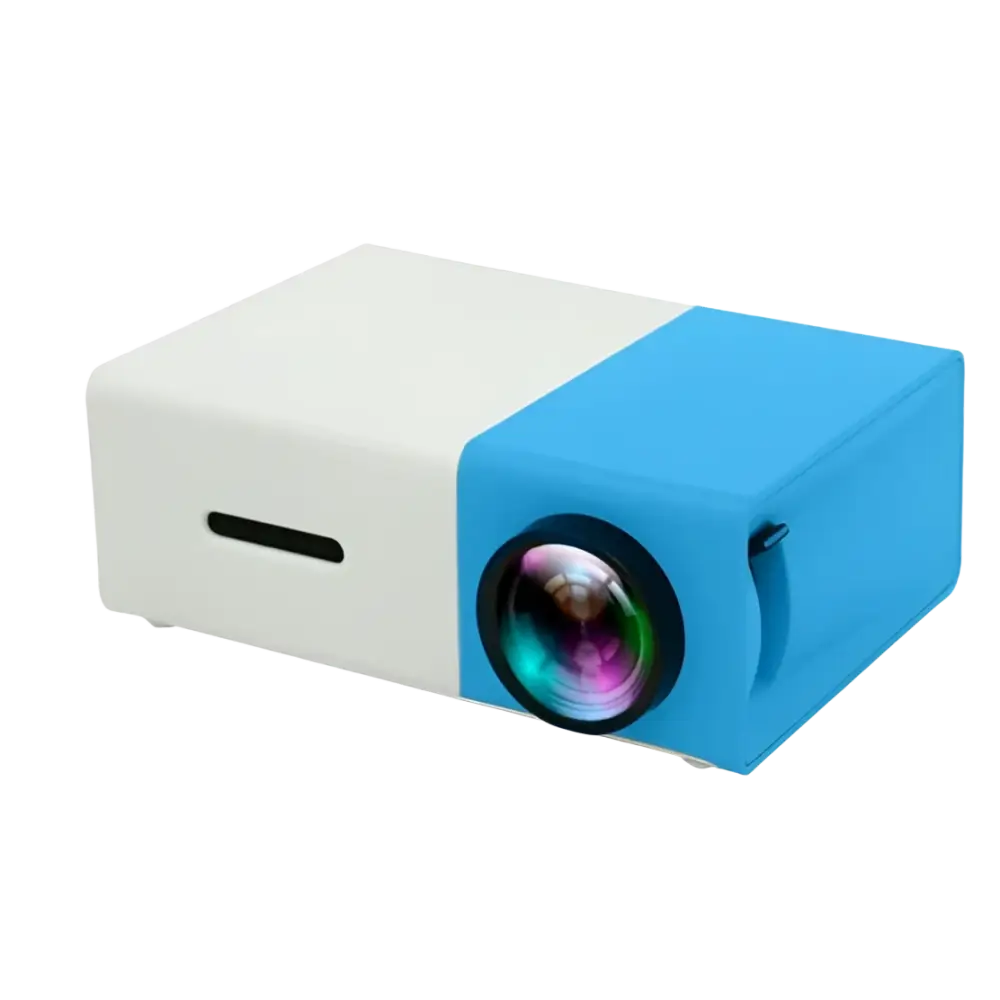 Portable Projector 3D Hd Led Home Theater Cinema HDMI-compatible Usb Audio Projector Yg300 Mini Projector - Blue