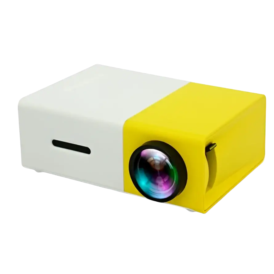 Portable Projector 3D Hd Led Home Theater Cinema HDMI-compatible Usb Audio Projector Yg300 Mini Projector - EU with 100
