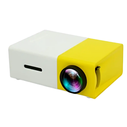 Portable Projector 3D Hd Led Home Theater Cinema HDMI-compatible Usb Audio Projector Yg300 Mini Projector - EU with 100