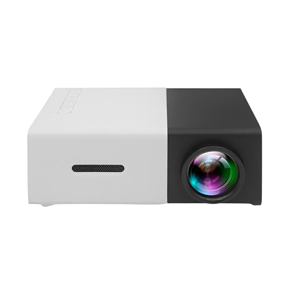 Portable Projector 3D Hd Led Home Theater Cinema HDMI-compatible Usb Audio Projector Yg300 Mini Projector - Black UK