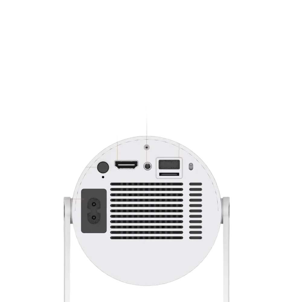 Portable Projector Small Straight Projector For Home Use 180 Degrees Projection Angle Automatic Focus Home Video