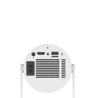 Portable Projector Small Straight Projector For Home Use 180 Degrees Projection Angle Automatic Focus Home Video