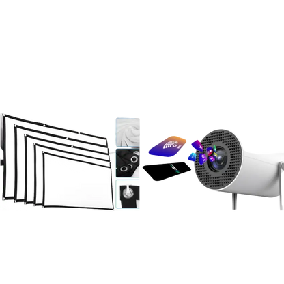 Portable Projector Small Straight Projector For Home Use 180 Degrees Projection Angle Automatic Focus Home Video