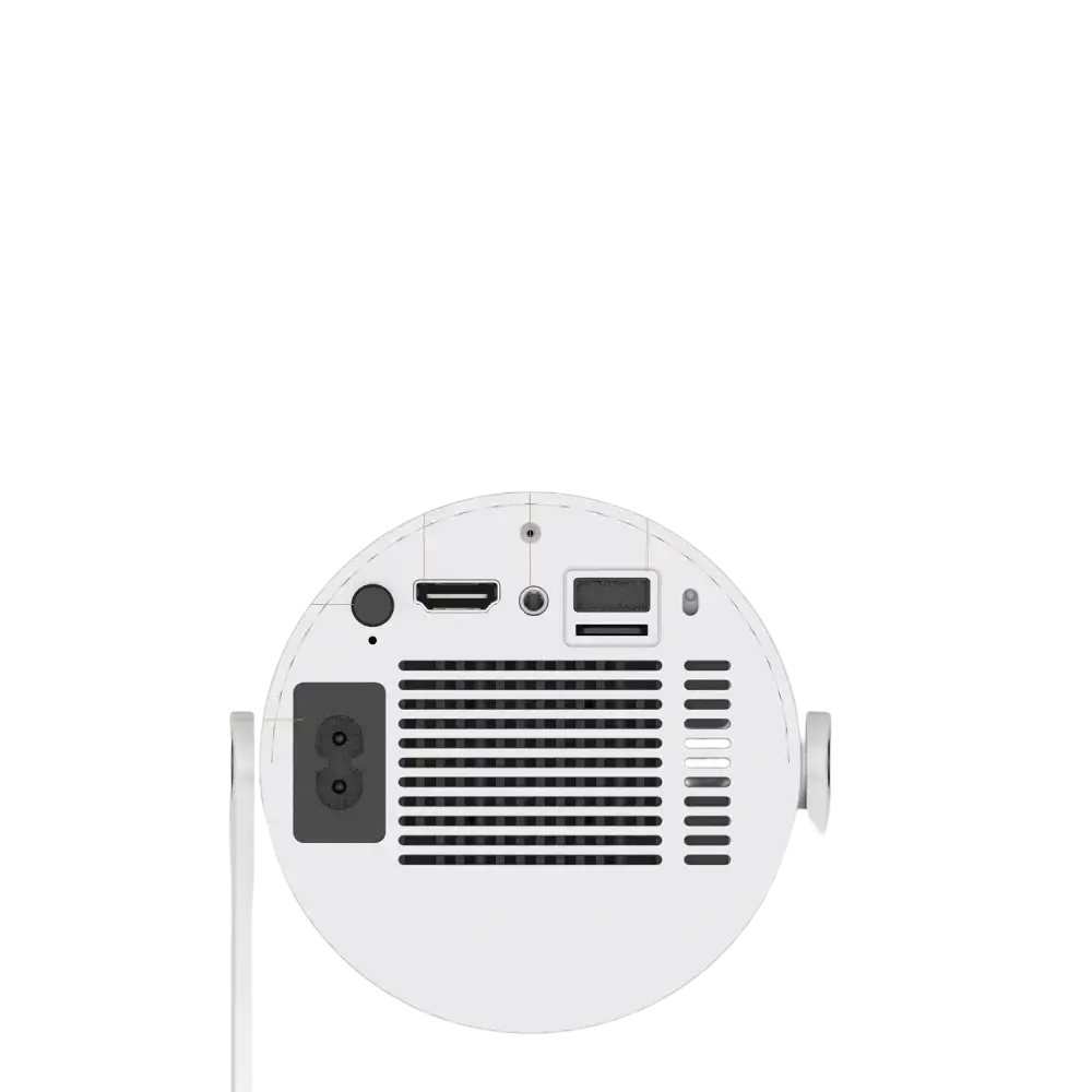 Portable Projector Small Straight Projector For Home Use 180 Degrees Projection Angle Automatic Focus Home Video