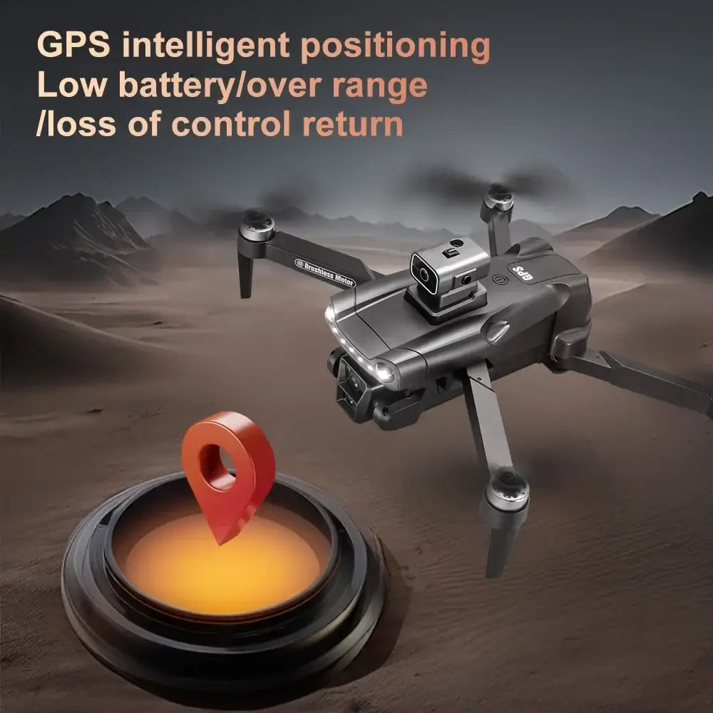Pour xiaomi V198MAX GPS retour Drone 5G 8K HD double caméra Dron à distance avec écran Laser évitement d’obstacles