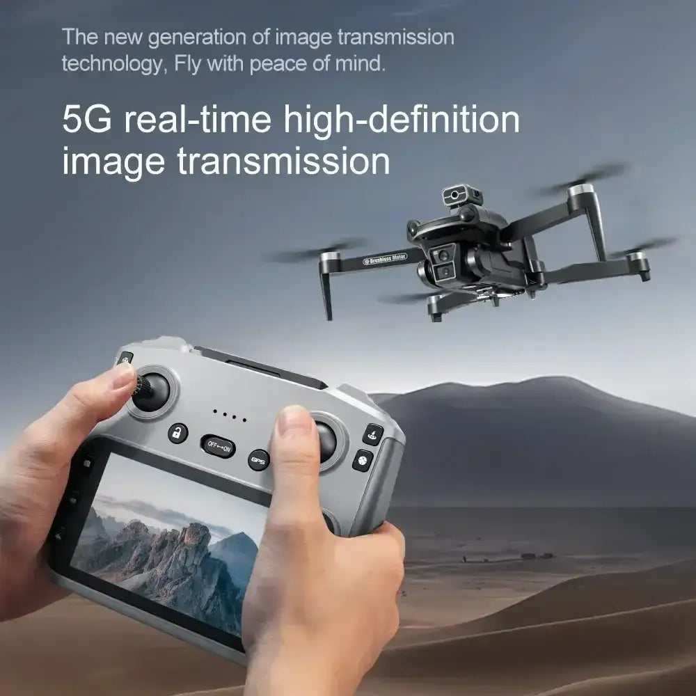 Pour xiaomi V198MAX GPS retour Drone 5G 8K HD double caméra Dron à distance avec écran Laser évitement d’obstacles