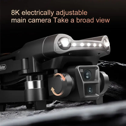 Pour xiaomi V198MAX GPS retour Drone 5G 8K HD double caméra Dron à distance avec écran Laser évitement d’obstacles